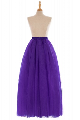 Glamorous A-line Floor-Length Skirt | Elastic Women's Skirts_11