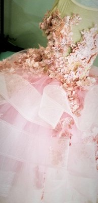 Lovely Jewel manches courtes robes de demoiselle d'honneur en tulle à plusieurs niveaux avec des fleurs faites à la main | Robe Pageant Longue Transparente Petite Fille_5