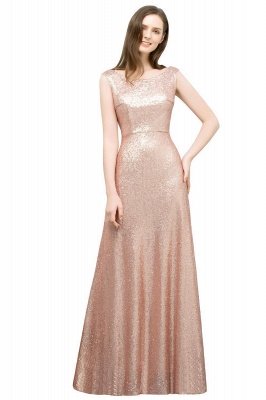 JOSELYN | A-line Floor Length Scoop Sleeveless Sequined Prom Dresses_1
