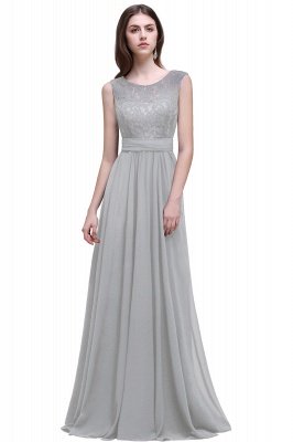 AUDRINA | A-line Scoop Chiffon Prom Dress With Lace_6