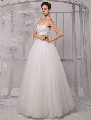 Robe de bal en tulle à épaules dénudées pour mariage avec une exclusivité en dentelle_8