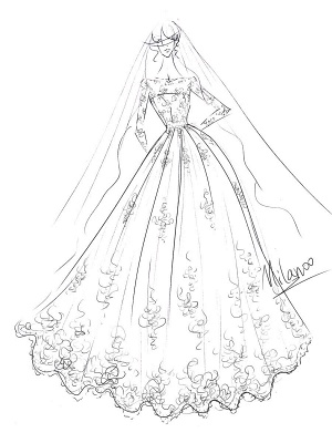 Vestidos de novia 2021 Princesa silueta cuello barco manga larga cintura natural encaje tul vestidos de novia_7