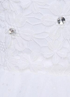 Robe de mariée ivoire sans manches semi-transparente décolleté bijou dentelle A-ligne robe de mariée longueur au sol_6