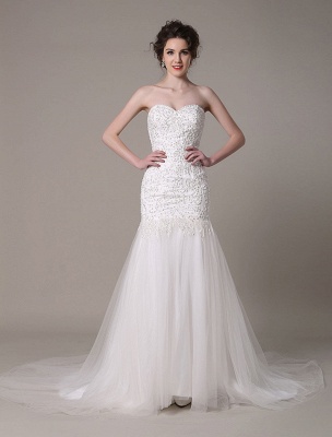 Sequined-Wedding-Dress-Detachable-Neckline-Lace-Applique-Mermaid-Court-Train-Bridal-Dress-Exclusive_9