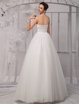 Robe de bal en tulle à épaules dénudées pour mariage avec une exclusivité en dentelle_9