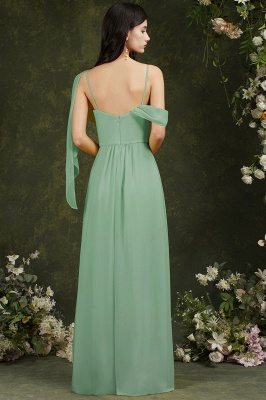 One-Shoulder-Aline-Hochzeitsgastkleid mit Seitenschlitz_9