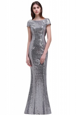 Women Sparkly Rose Gold Long Sequins Bridesmaid Dresses Prom/Evening Gowns_24