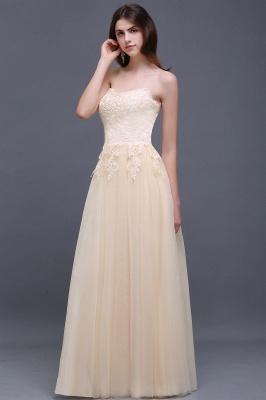 AUBRIANNA | Aline étage longueur tulle robe de bal avec des appliques_4