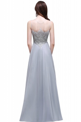 AUBRIELLA | A-line Floor Length Chiffon Prom Dress With Appliques_3