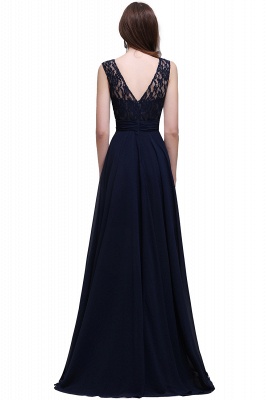 AUDRINA | A-line Scoop Chiffon Prom Dress With Lace_8