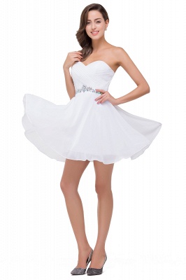 EMILEE | A-line Sweetheart Short Prom Dresses with Beadings_6