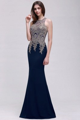 BROOKLYNN | Mermaid Black Prom Dresses with Lace Appliques_3