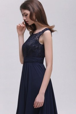 AUDRINA | A-line Scoop Chiffon Prom Dress With Lace_10