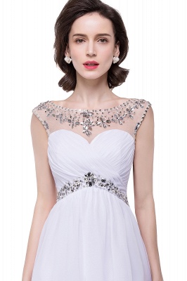 AITANA | A-line Jewel Chiffon Party Dress With  Crystal_1