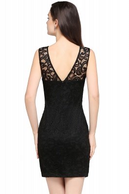ARYA | Sheath Scoop Black Lace   Homecoming Dresses_10