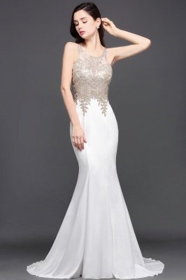 AVERIE | Mermaid Scoop Chiffon Elegant Prom Dress With Appliques_4