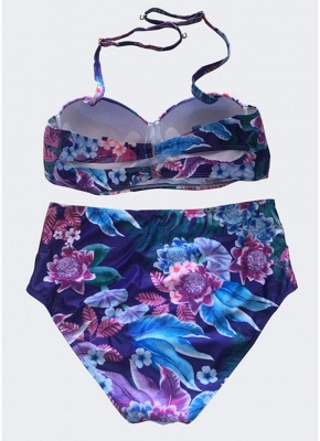 Floral Print Two Piece Swimsuit_5