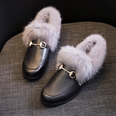 Chunky Heel Round Toe Casual Loafers_7