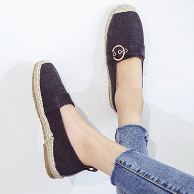 Women Canvas Flat Loafers Casual Comfort Shoes_6