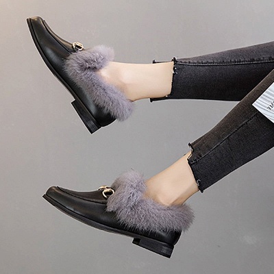 Chunky Heel Round Toe Casual Loafers_6