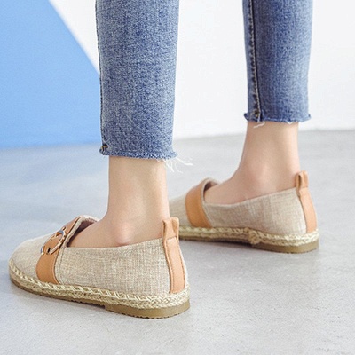 Women Canvas Flat Loafers Casual Comfort Shoes_15