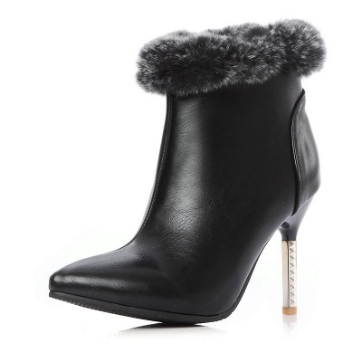Stiletto Heel Daily Pointed Toe Suede Elegant Boots_2