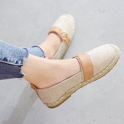 Women Canvas Flat Loafers Casual Comfort Shoes_5