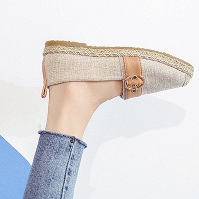 Women Canvas Flat Loafers Casual Comfort Shoes_14