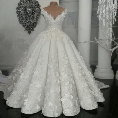 Robes de mariée de luxe en cristal 2021 | Robes de mariée en tulle transparent avec perles BC0708_3