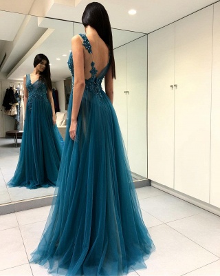 Pretty Straps Sleeveless Lace Prom Dress |Prom Dress BA9368_3