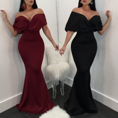 Elegantes herzförmiges langes formelles Kleid | 2021 Meerjungfrau-Abschlussball-Partykleid_4