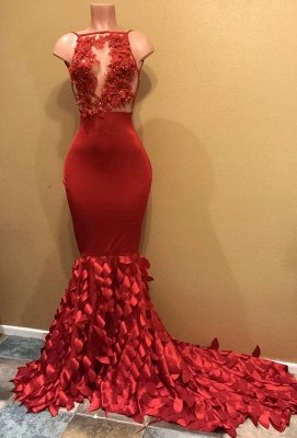 Modest Mermaid Sleeveless Prom Dresses  | Prom Dresses  Online BA8312_1