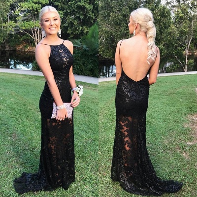 Sexy Lace SleevelessProm Dress Backless Long Party Gowns ba9621_3