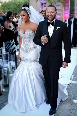 Sirène chérie Miami robes de mariée pas cher paillettes scintillantes robes de mariée les plus récentes BA2987_1