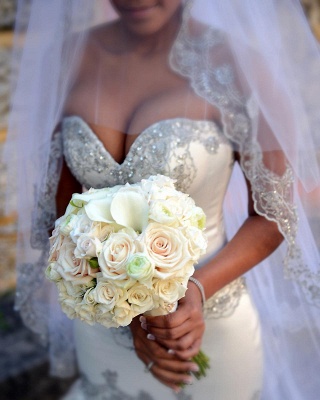 Sirène chérie Miami robes de mariée pas cher paillettes scintillantes robes de mariée les plus récentes BA2987_4